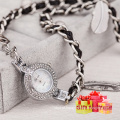 Pingentes de pena mulheres knit Wrap Bracelet Watch Cestbella Special Gifts Watch